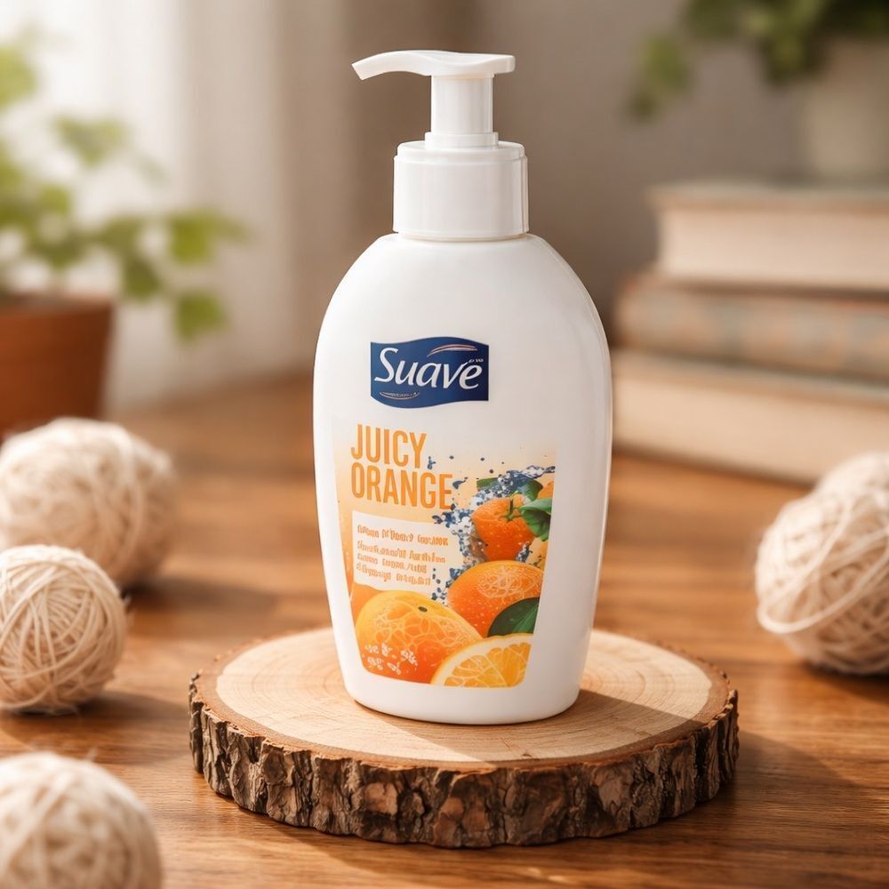 NEW SUAVE Juicy Orange Liquid Hand Soap Pump Bottle - 6.5 FL OZ